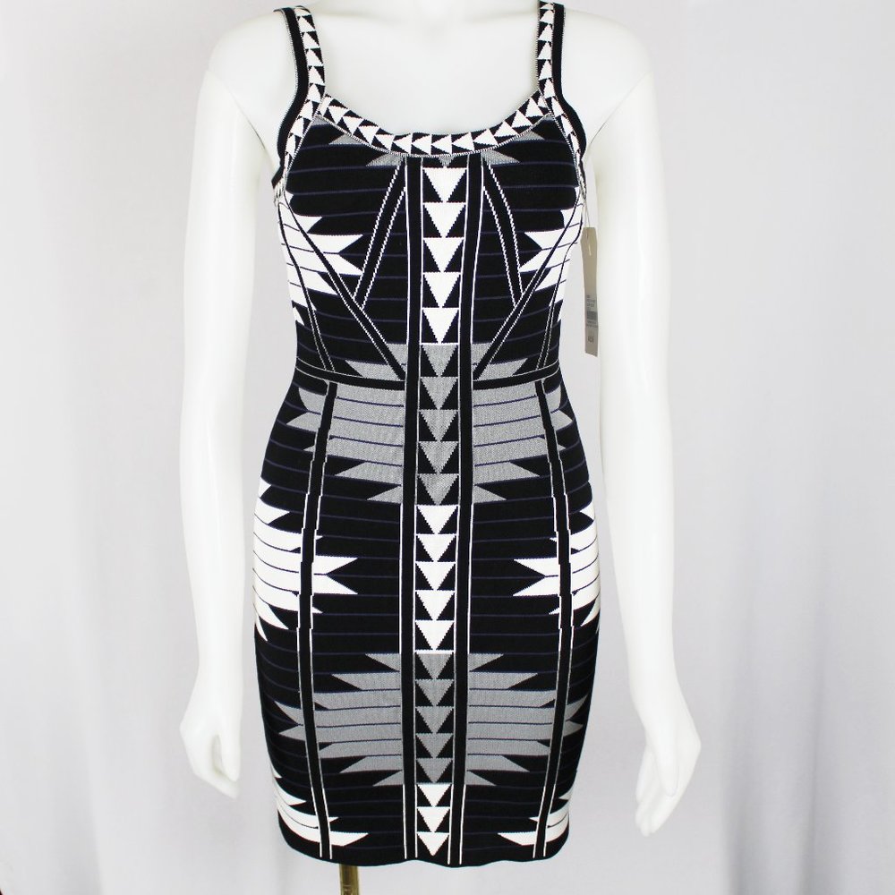 😊 Grifflin Paris Geo Bodycon Strappy Dress